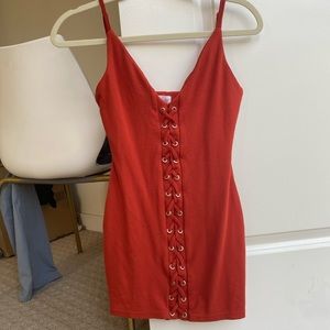 LF ALOT coral dress US 2